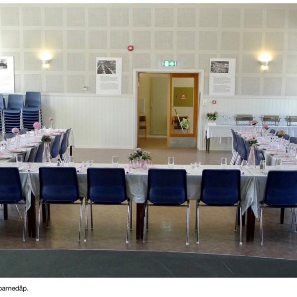 Bordoppstilling Såheim Folkets Hus